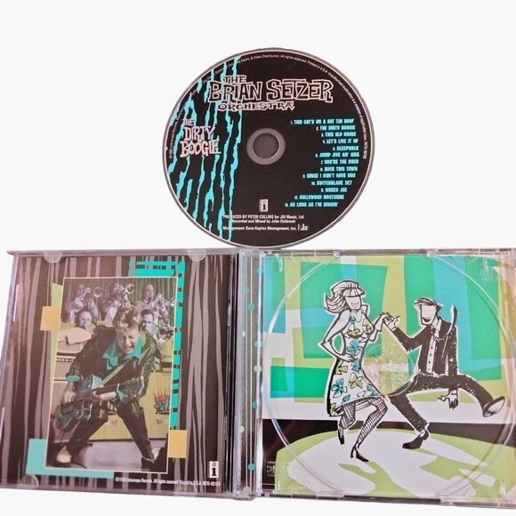 The Brian Setzer Orchestra Dirty Boogie CD - Picture 2 of 6